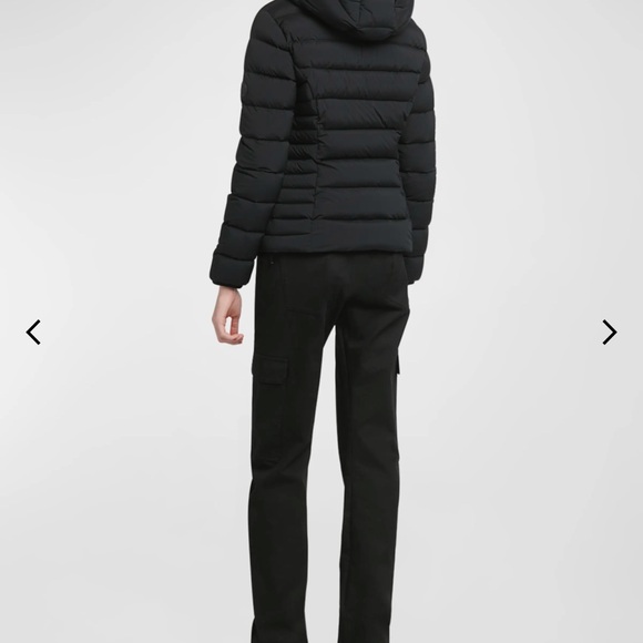 Moncler Herbe Stretch Nylon Hooded Puffer Jacket - Picture 3 of 12